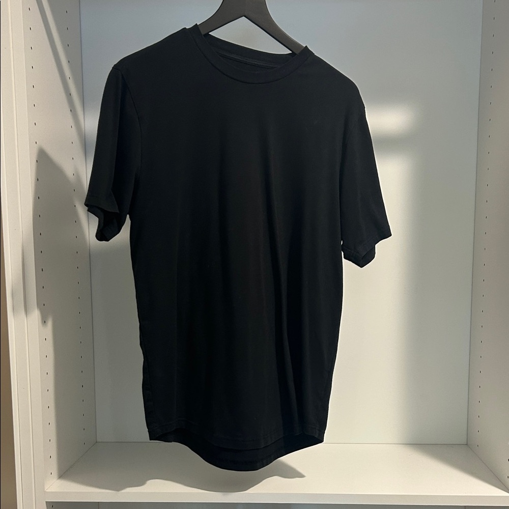 Men's Classic Black Short-Sleeve Crew Tee